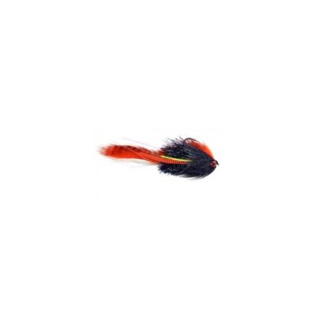 Bass Flies Zukowskis DrJekyll Black Orange $8.50