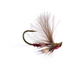 Barbless Flies Reversed Claret Quill BL $2.34