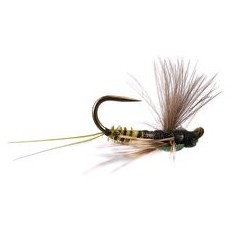Barbless Flies Reversed Olive Quill BL $2.34