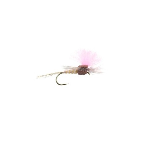 Barbless Flies Salmon Tan High Viz Paradream BL $2.34