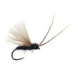 Barbless Flies Small Black CDC Caddis BL $2.34
