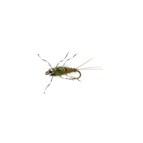 Beaded Nymphs Atomic Mayfly BH Olive $2.42