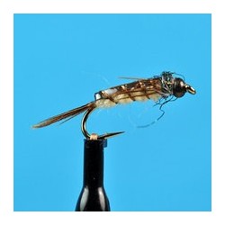 Beaded Nymphs Bead Head Brown Peach $2.42