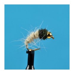 Beaded Nymphs Bead Head Caddis Cream $2.42