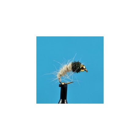 Beaded Nymphs Bead Head Caddis Cream $2.42