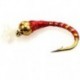 Buzzer 3D Glass Epoxy Bead Head Nymph Red $2.34