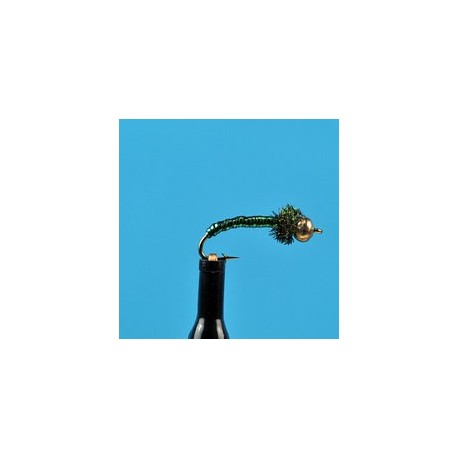 Beaded Nymphs Bead Head Disco Midge green $2.42