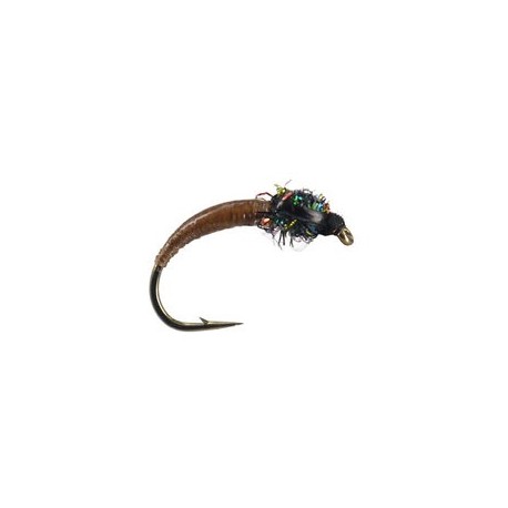 Buzzer brown silver rib red holo cheeks pearl wing epoxy buzzer $2.34