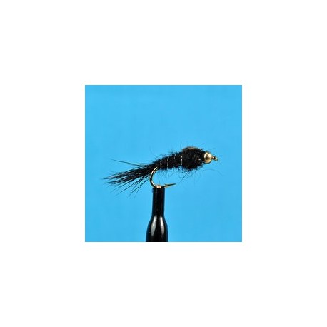 Beaded Nymphs Bead Head Hare's Ear Black $2.42