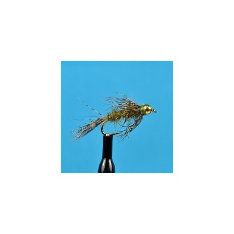 Beaded Nymphs Bead Head Hares Ear Soft Hackle Olive $2.42