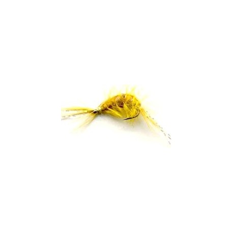 Nymphs tan scud button $2.34