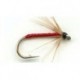 Nymphs red soft hackle button $2.34