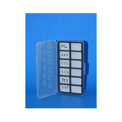 Nymphs Super Slim Magnetic Fly Box Midge Selection $2.34