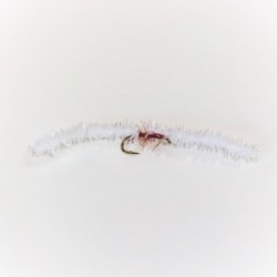 Nymphs fl milk with uv fiery brown fritz chewing gum worm $2.34