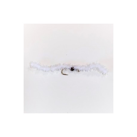 Nymphs fl milk with metallic coffee bead chewing gum worm $2.34