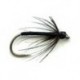 Nymphs black soft hackle button $2.34