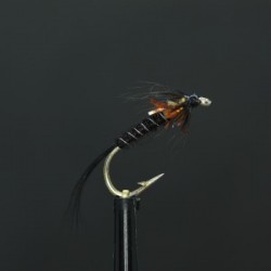 Nymphs black orange crystal cruncher $2.34