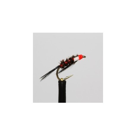 Nymphs black red glow head white cheek diawl bach $2.34
