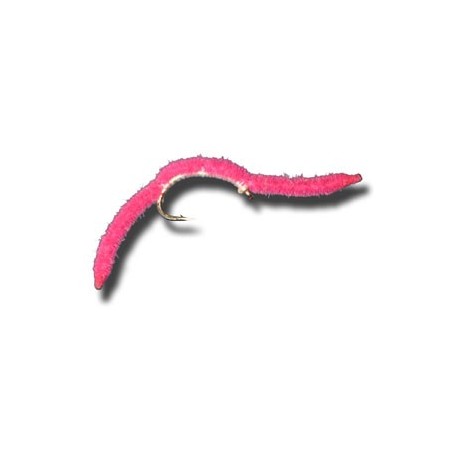Nymphs San Juan Worm Hot Pink $2.34