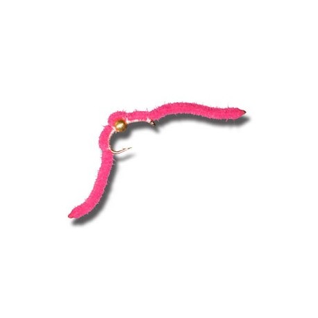 Nymphs BH San Juan Worm Hot Pink $2.34