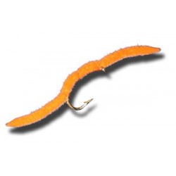 Nymphs San Juan Worm Orange $2.34