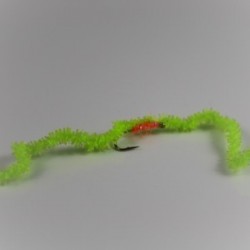 Nymphs hulk orange uv fritz chewing gum worm $2.34