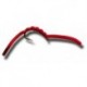Nymphs Squiggly San Juan Worm Blood Red $2.34