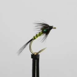 Nymphs black olive bodied green cheeks cruncher $2.34