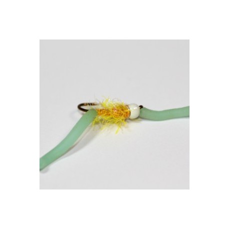 Nymphs phosphor blue glow in the dark squirmy worm $2.34