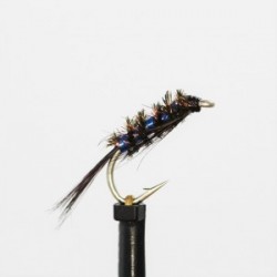 Nymphs black neon rib diawl bach $2.34