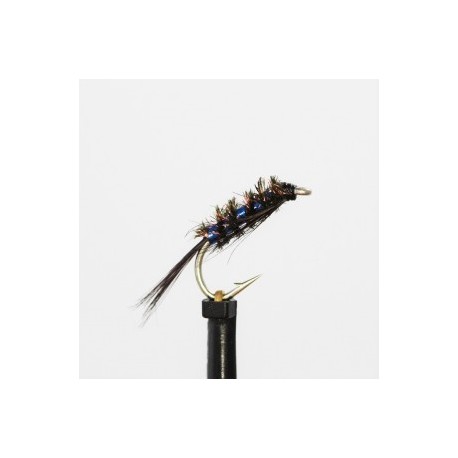 Nymphs black neon rib diawl bach $2.34
