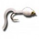 Nymphs BH Egg Sucking Squiggly Worm White $2.34