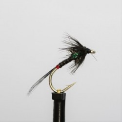 Nymphs black quill red butt holo green cheeks cruncher $2.34