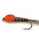 Nymphs orange pheasant tail button $2.34