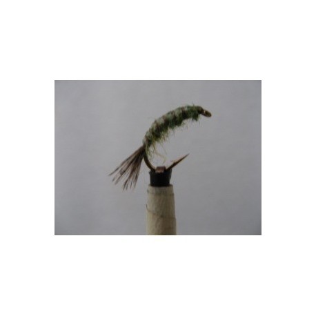 Nymphs weighted olive shrimp $2.34