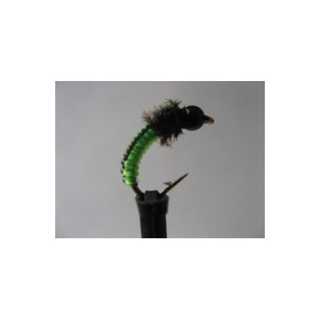 Nymphs juicy grub black green tungsten $2.34