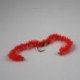 Nymphs red with gold bead chewing gum worm $2.34