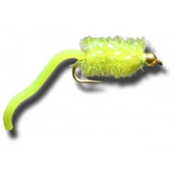Nymphs BH Squiggly Estaz Egg FL Yellow $2.34