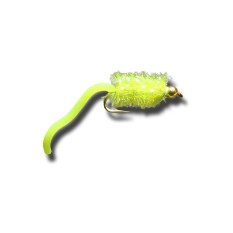 Nymphs BH Squiggly Estaz Egg FL Yellow $2.34