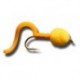 Nymphs Egg Sucking Squiggly Worm FL Orange $2.34
