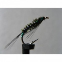 Nymphs Standards uv rib black holo green diawl bach $2.34