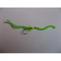 Nymphs Standards neon lime squirmy worm $2.34