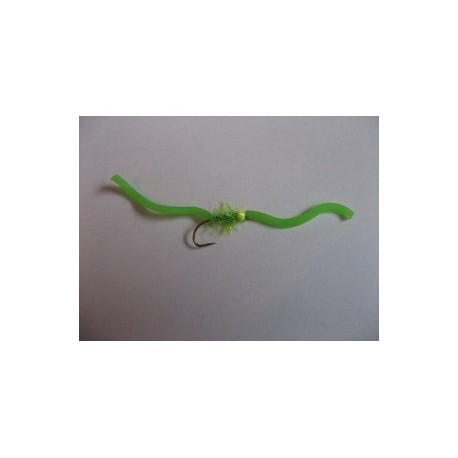 Nymphs Standards neon lime squirmy worm $2.34