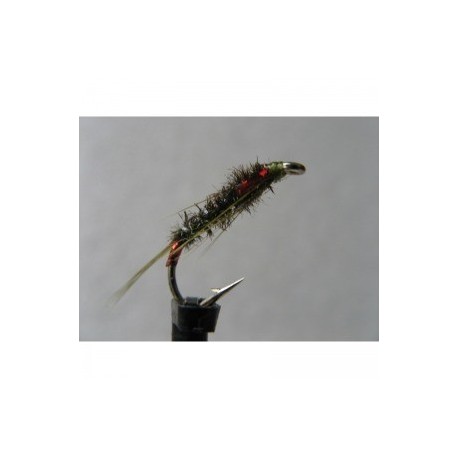 Nymphs Standards uv rib olive holo red diawl bach $2.34