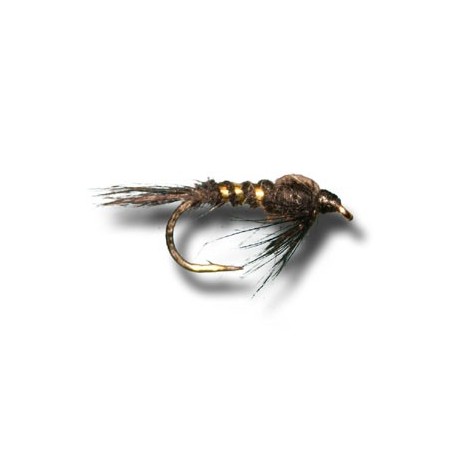 Nymphs Standards Hares Ear Soft Hackle Black $2.34