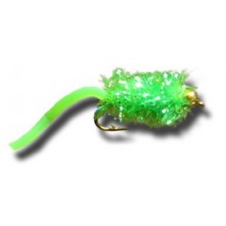 Nymphs Standards BH Squiggly Estaz Egg FL Green $2.34