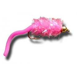 Nymphs Standards BH Squiggly Estaz Egg Hot Pink $2.34