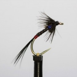 Nymphs Standards black quill red butt neon blue holo cheeks cruncher $2.34