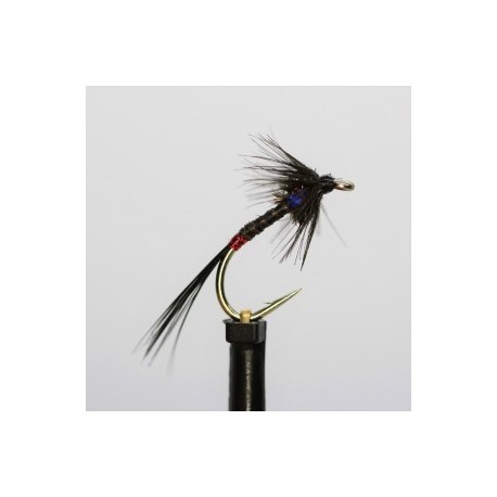Nymphs Standards black quill red butt neon blue holo cheeks cruncher $2.34