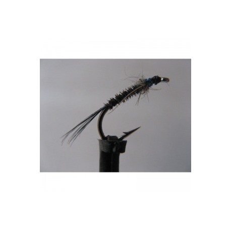 Nymphs Standards muskins black neon nymph $2.34